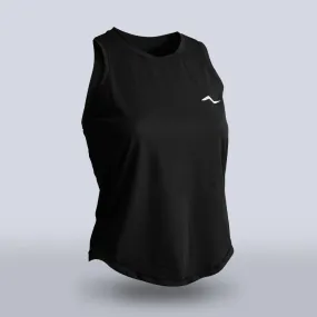 Women's Black Eco-Light Running Singlet