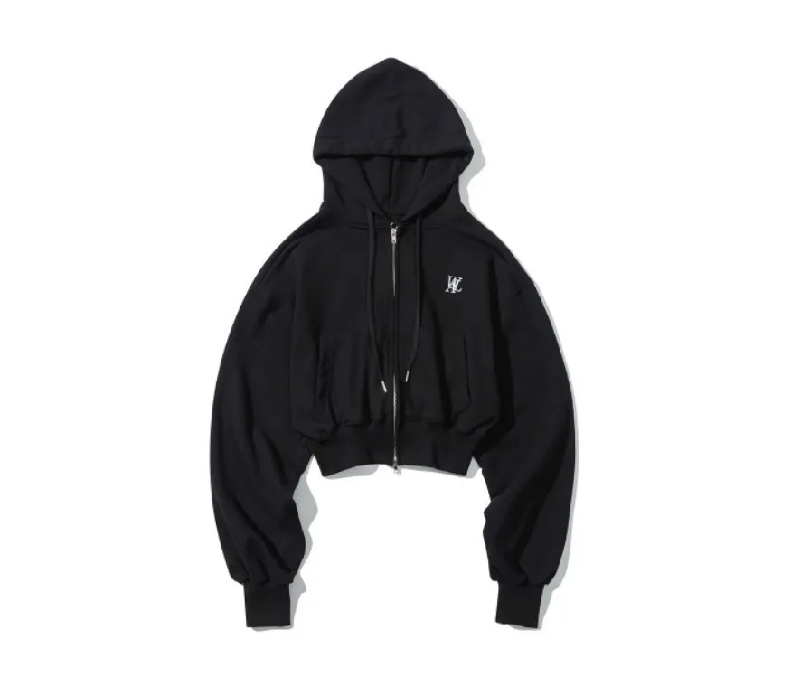 WOOALONG  |Street Style Plain Cotton Medium Logo Hoodies & Sweatshirts