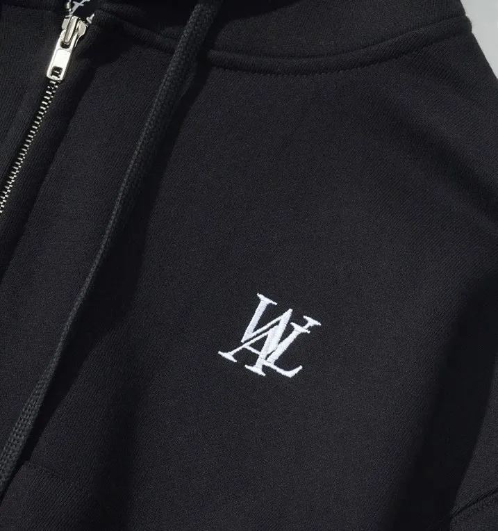 WOOALONG  |Street Style Plain Cotton Medium Logo Hoodies & Sweatshirts