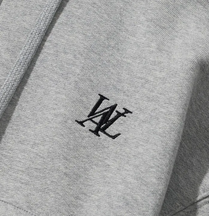 WOOALONG  |Street Style Plain Cotton Medium Logo Hoodies & Sweatshirts