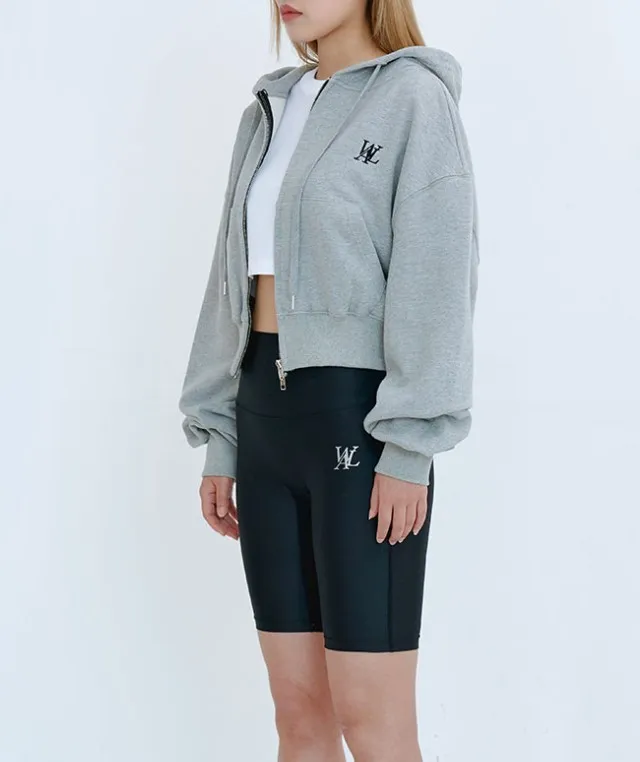 WOOALONG  |Street Style Plain Cotton Medium Logo Hoodies & Sweatshirts