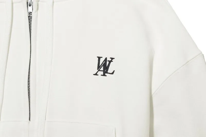 WOOALONG  |Street Style Plain Cotton Medium Logo Hoodies & Sweatshirts