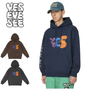 YESEYESEE  |Unisex Street Style Long Sleeves Logo Hoodies